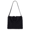 Braided Tote Bag - Black