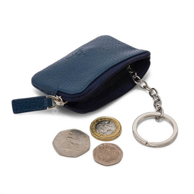 Coin & Key Purse - Navy