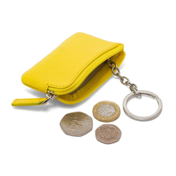Coin & Key Purse - Yellow