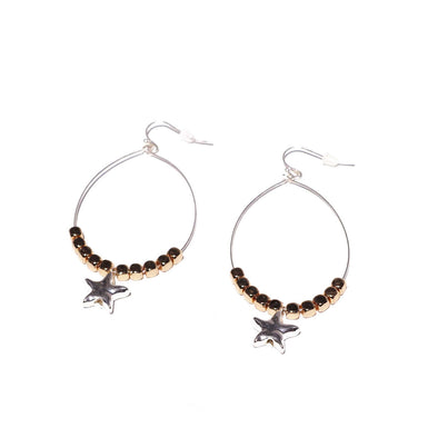 Gold / Silver Star Earrings